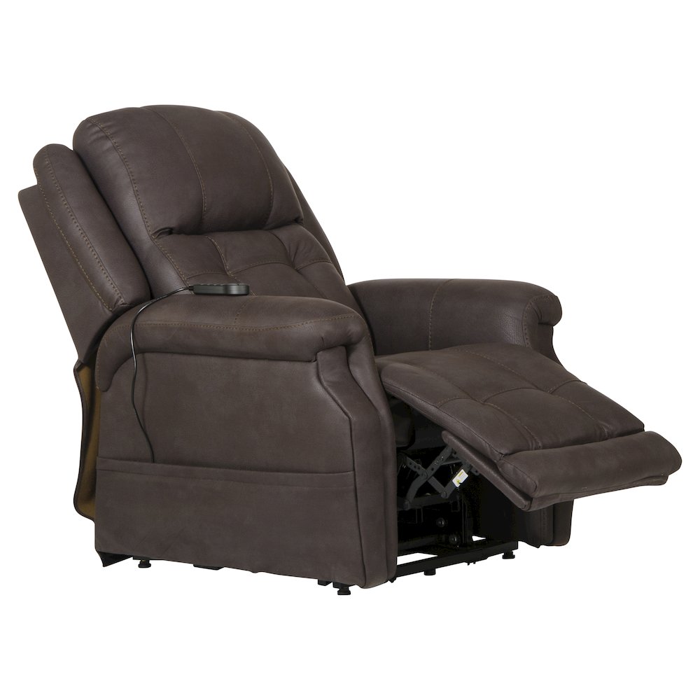 Haywood Power Lift Assist Lay Flat Recliner with Power Adjustable Headrest. Picture 4