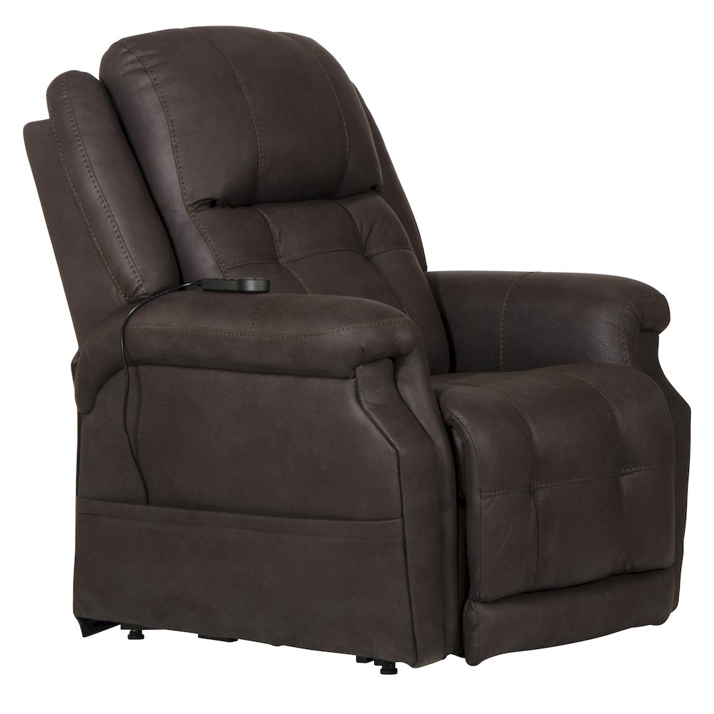 Haywood Power Lift Assist Lay Flat Recliner with Power Adjustable Headrest. Picture 1
