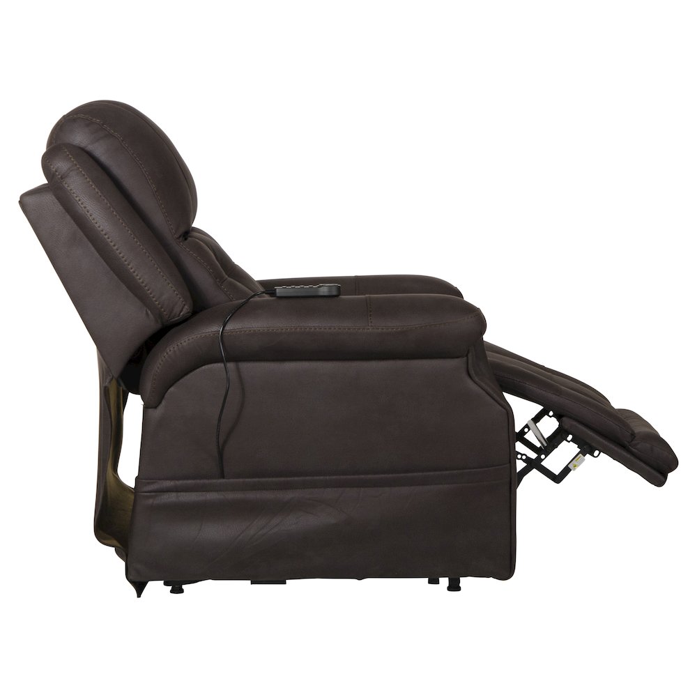 Haywood Power Lift Assist Lay Flat Recliner with Power Adjustable Headrest. Picture 8