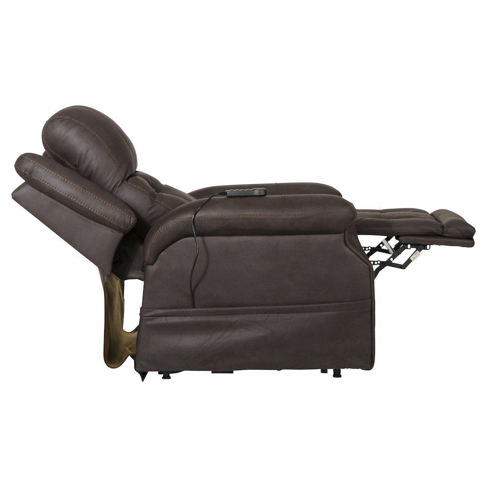 Haywood Power Lift Assist Lay Flat Recliner with Power Adjustable Headrest. Picture 10