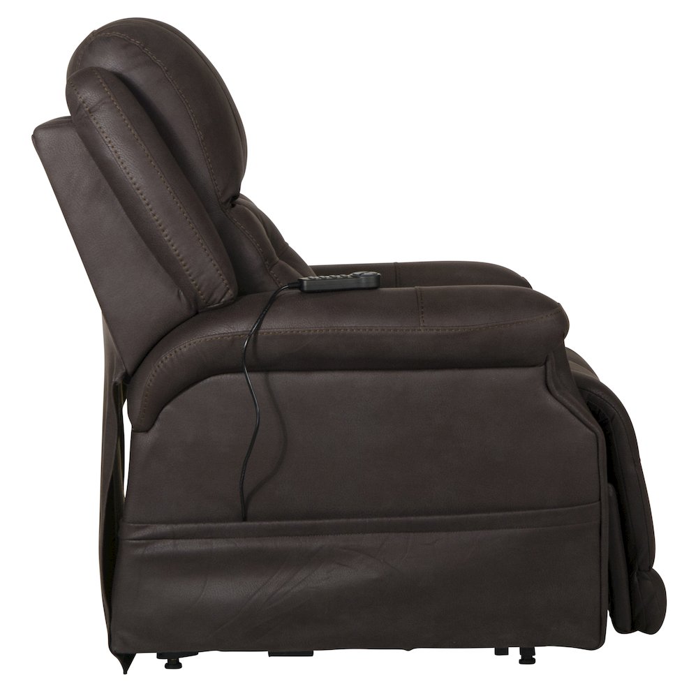 Haywood Power Lift Assist Lay Flat Recliner with Power Adjustable Headrest. Picture 7