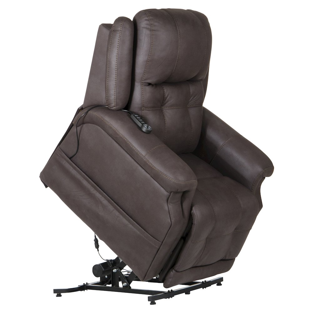 Haywood Power Lift Assist Lay Flat Recliner with Power Adjustable Headrest. Picture 2