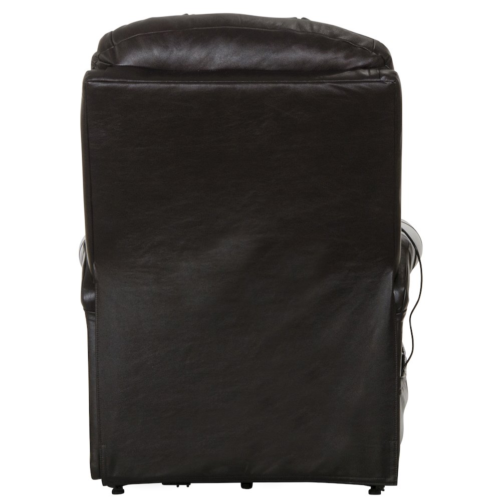 Madison Italian Leather Power Lift Lay Flat Recliner with Heat & Massage. Picture 5