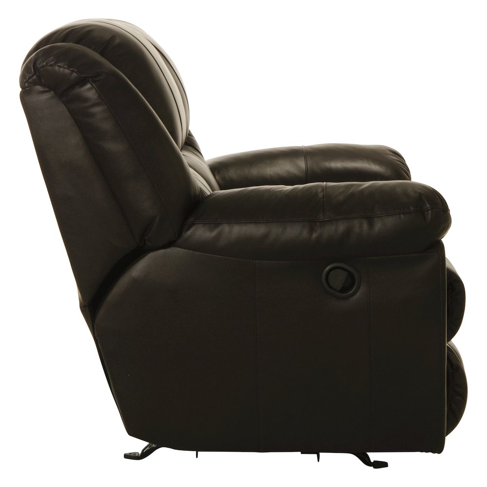 Transformer II Italian Leather Match Rocking Reclining Loveseat. Picture 6