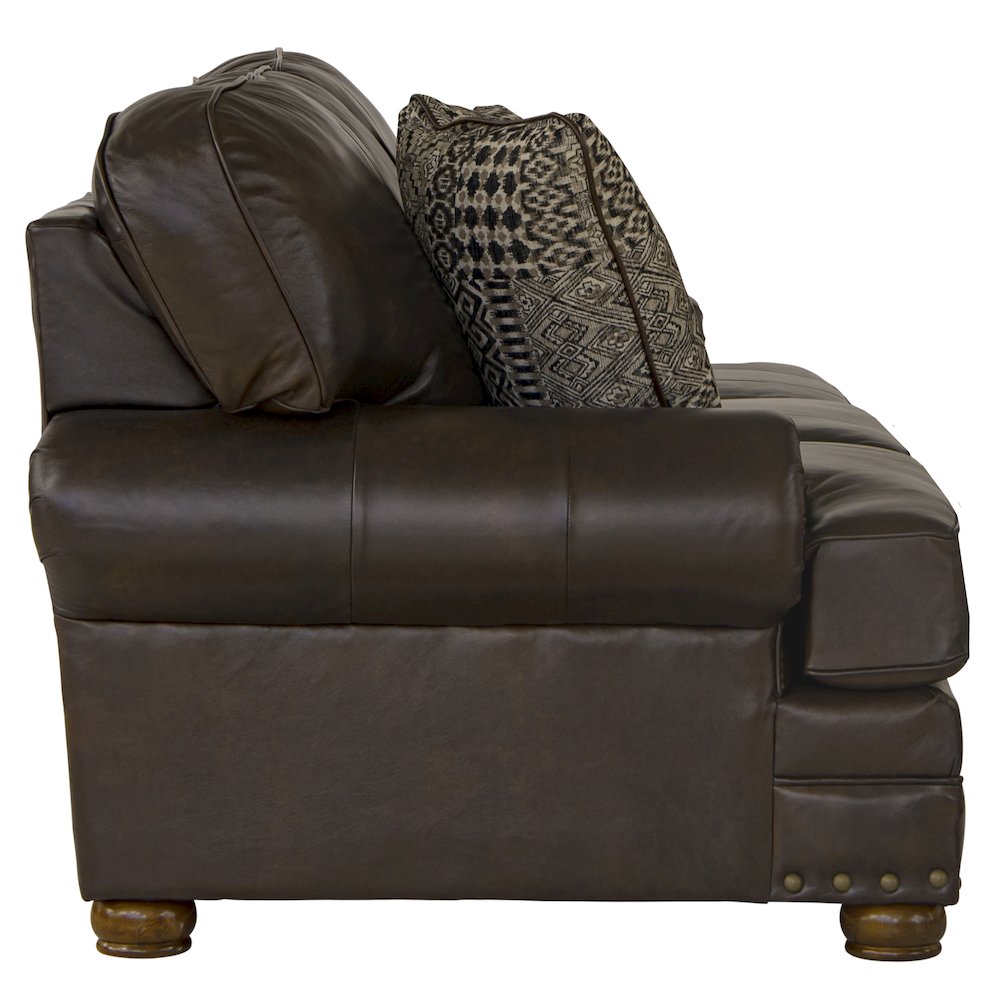 Roberto 94" Top Grain Italian Leather Match Sofa. Picture 7