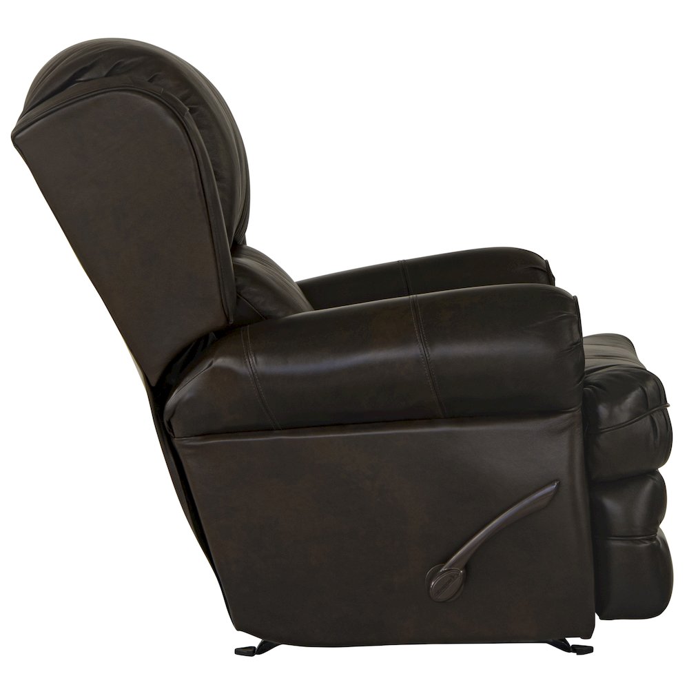 Roberto Italian Leather Match Rocker Recliner. Picture 13