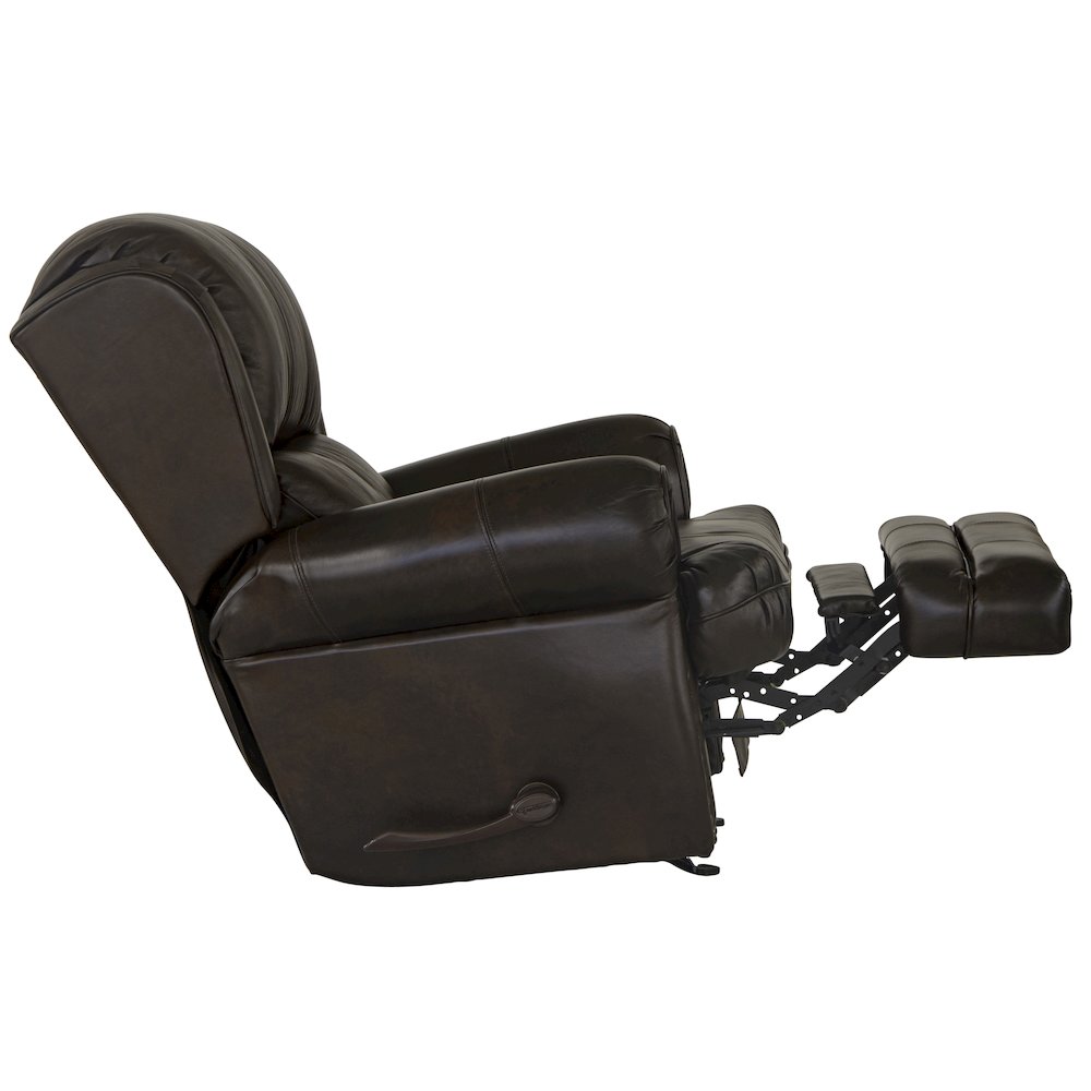 Roberto Italian Leather Match Rocker Recliner. Picture 14