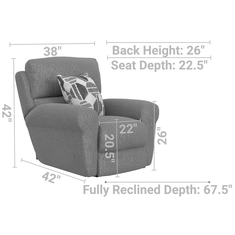Kellen Power Zero Gravity Recliner. Picture 15