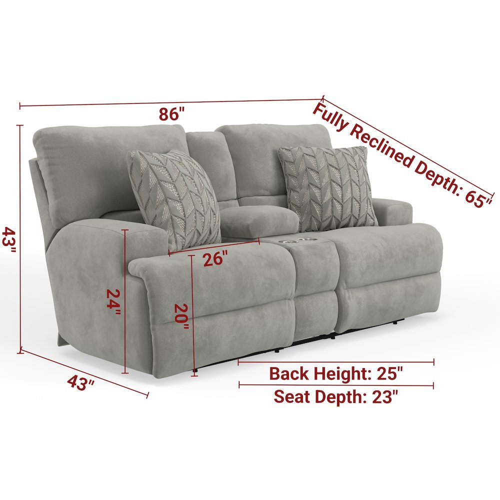 Renaldo Zero Gravity Power Reclining Loveseat. Picture 16