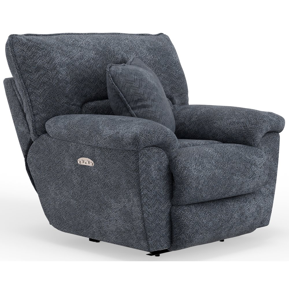 Paxon Deep Seat Power Lay Flat Recliner with Power Adjustable Headrest. Picture 1
