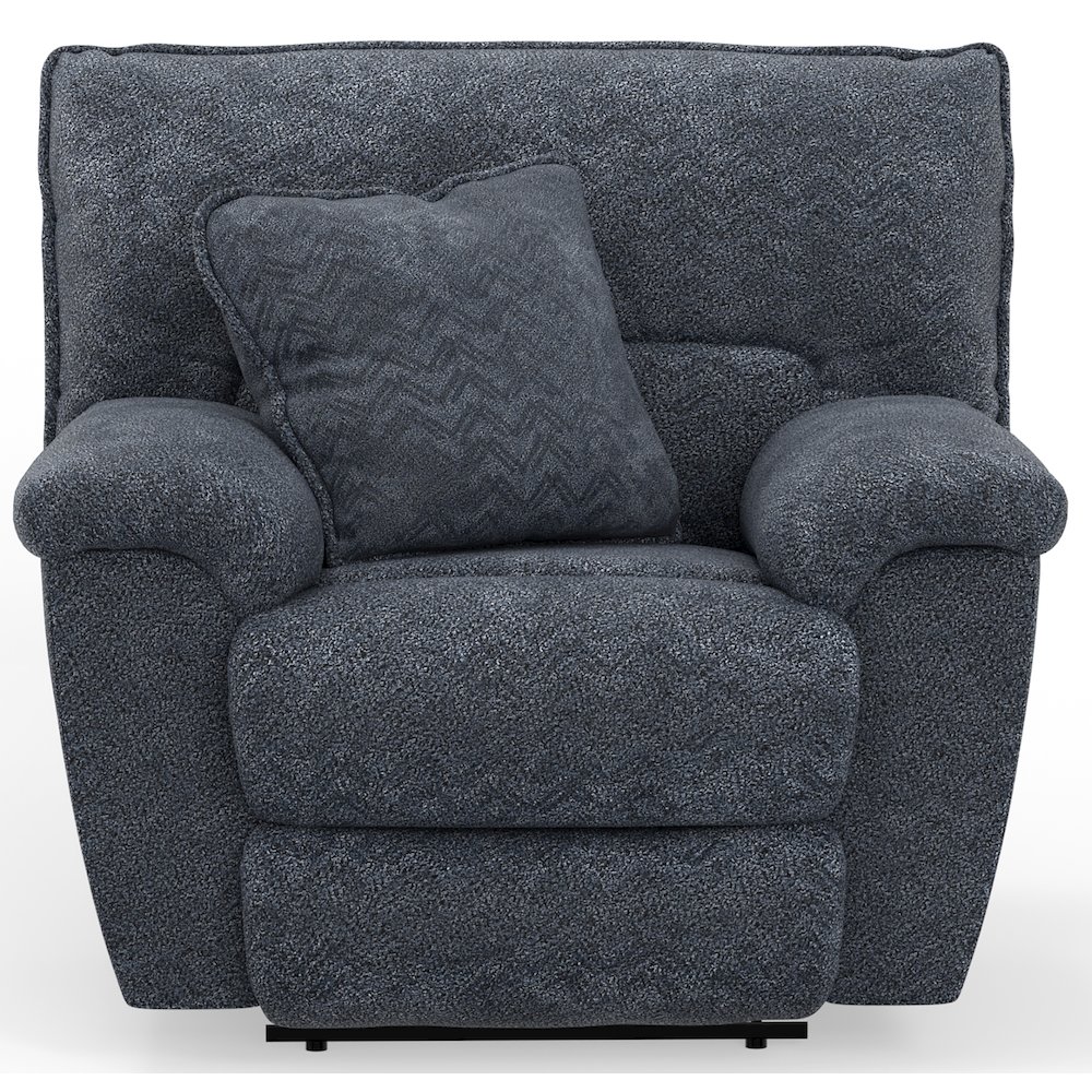 Paxon Deep Seat Power Lay Flat Recliner with Power Adjustable Headrest. Picture 6