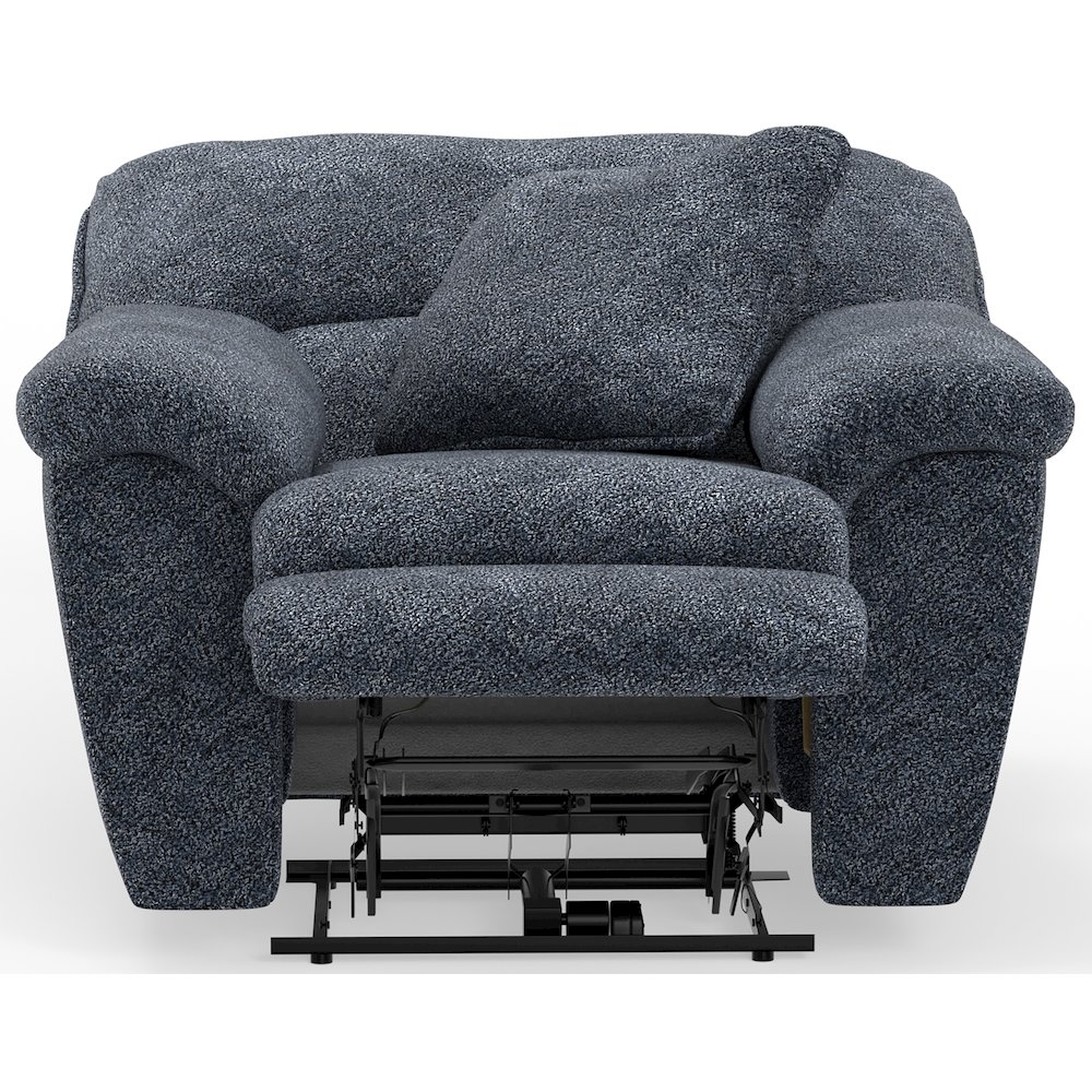 Paxon Deep Seat Power Lay Flat Recliner with Power Adjustable Headrest. Picture 7