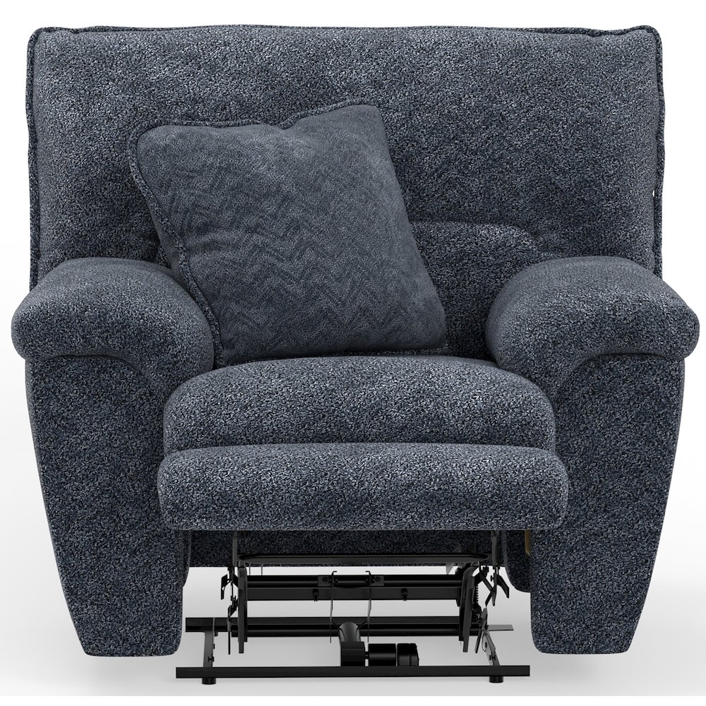 Paxon Deep Seat Power Lay Flat Recliner with Power Adjustable Headrest. Picture 8