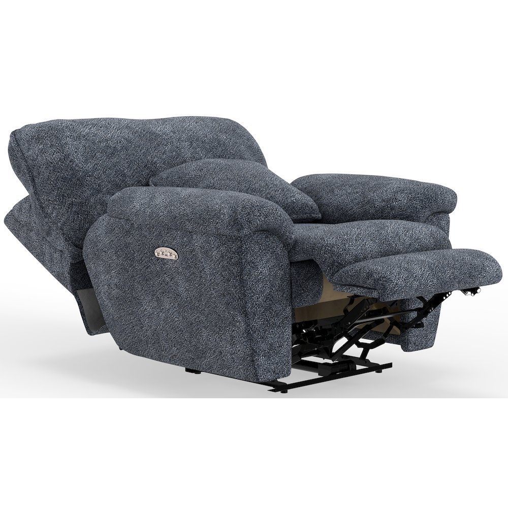 Paxon Deep Seat Power Lay Flat Recliner with Power Adjustable Headrest. Picture 9