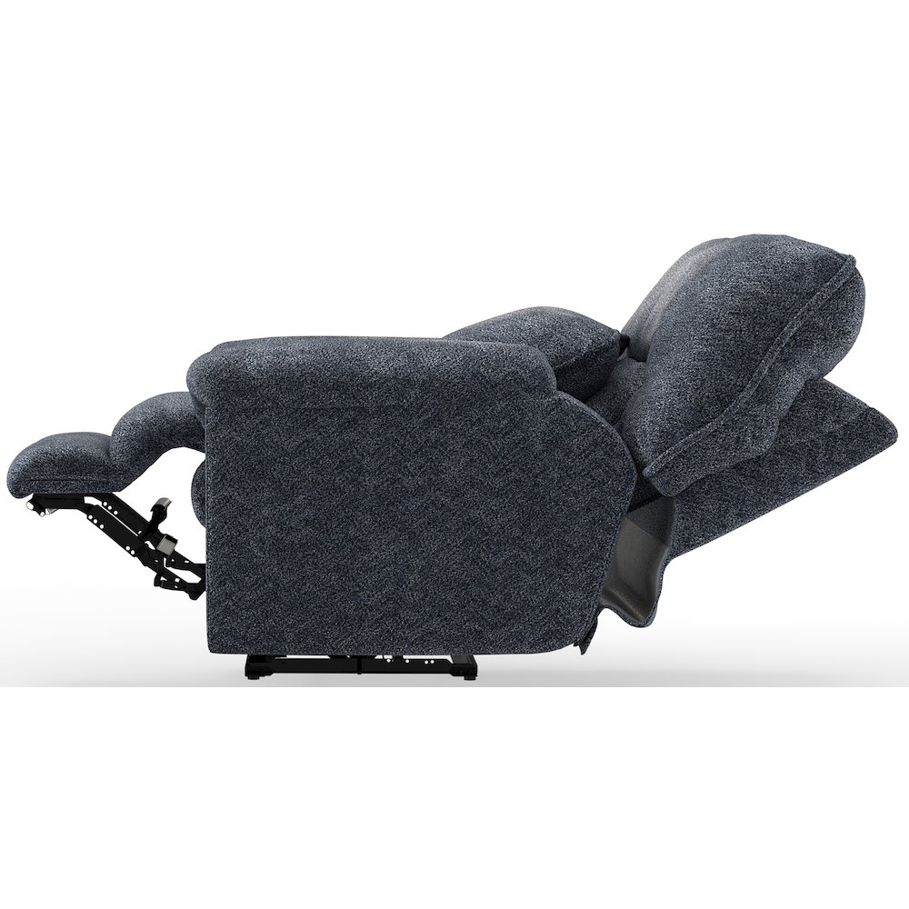 Paxon Deep Seat Power Lay Flat Recliner with Power Adjustable Headrest. Picture 11