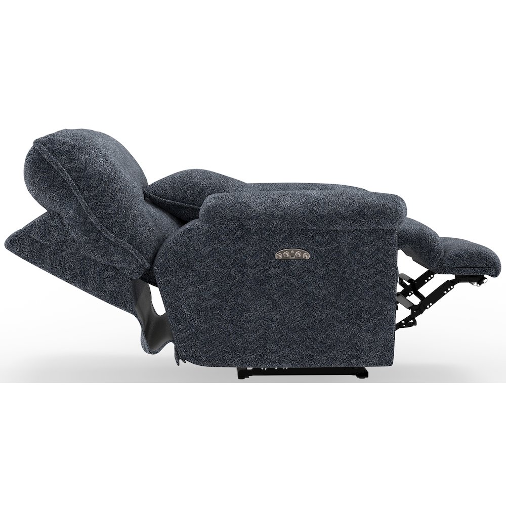 Paxon Deep Seat Power Lay Flat Recliner with Power Adjustable Headrest. Picture 12