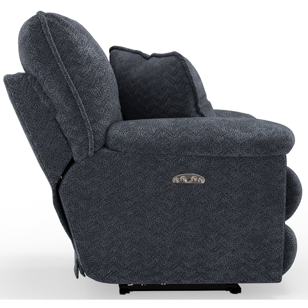 Paxon Deep Seat Power Lay Flat Recliner with Power Adjustable Headrest. Picture 13