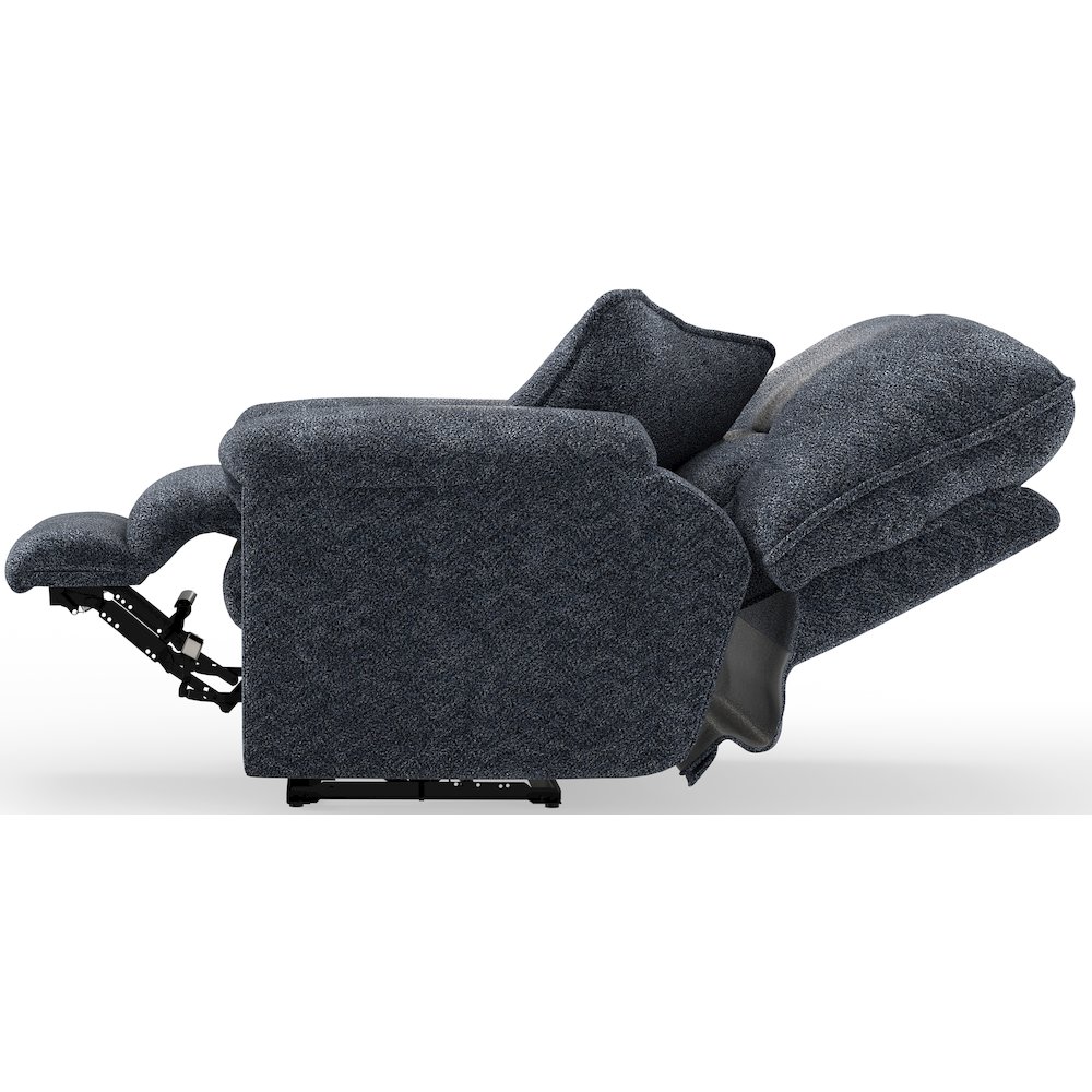 Paxon Deep Seat Power Lay Flat Recliner with Power Adjustable Headrest. Picture 14
