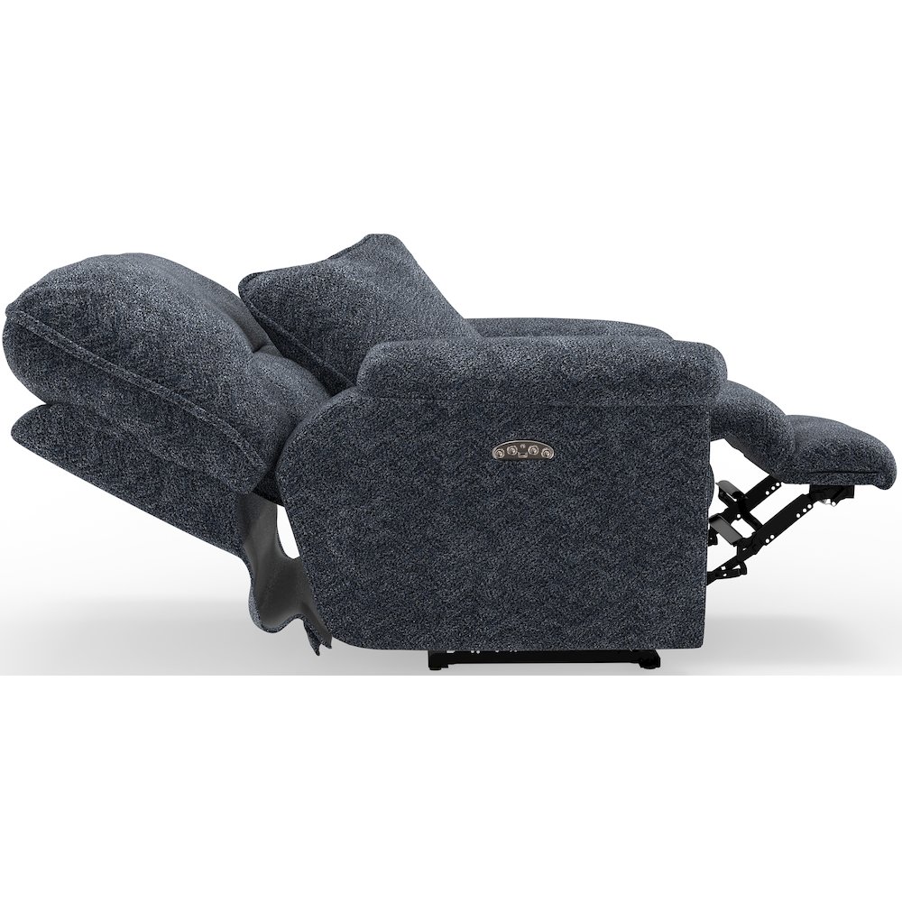 Paxon Deep Seat Power Lay Flat Recliner with Power Adjustable Headrest. Picture 15