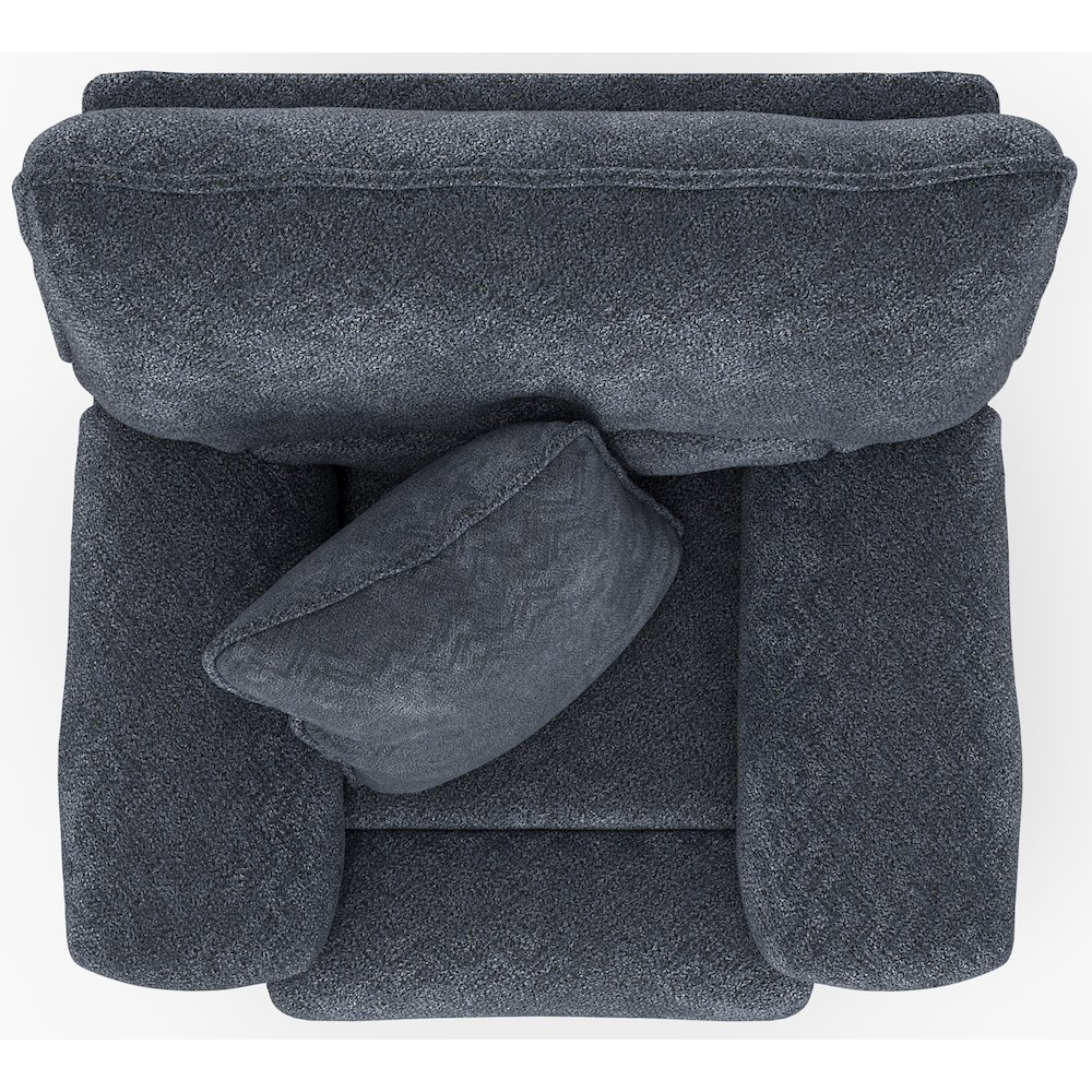 Paxon Deep Seat Power Lay Flat Recliner with Power Adjustable Headrest. Picture 17