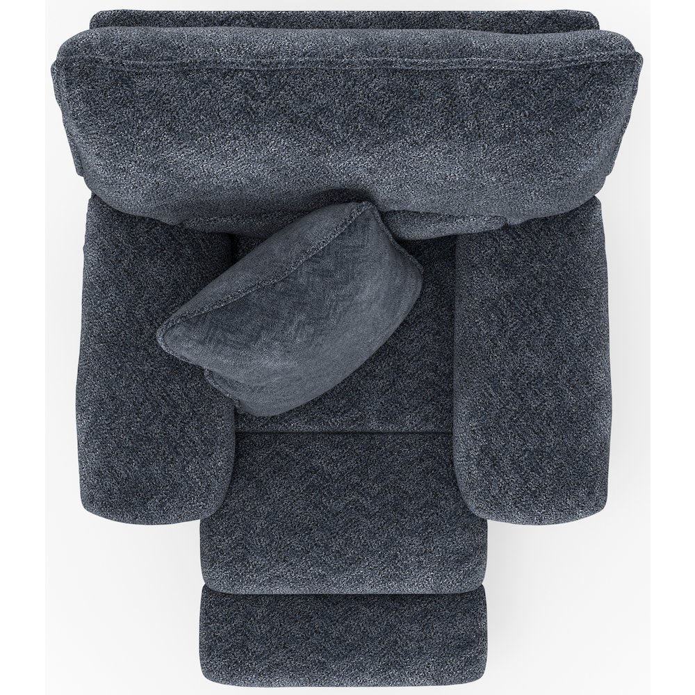 Paxon Deep Seat Power Lay Flat Recliner with Power Adjustable Headrest. Picture 19