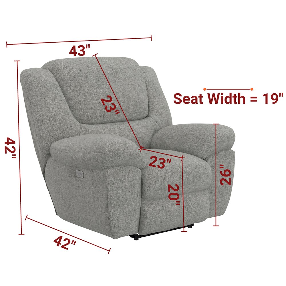 Trifecta Power Recliner. Picture 19