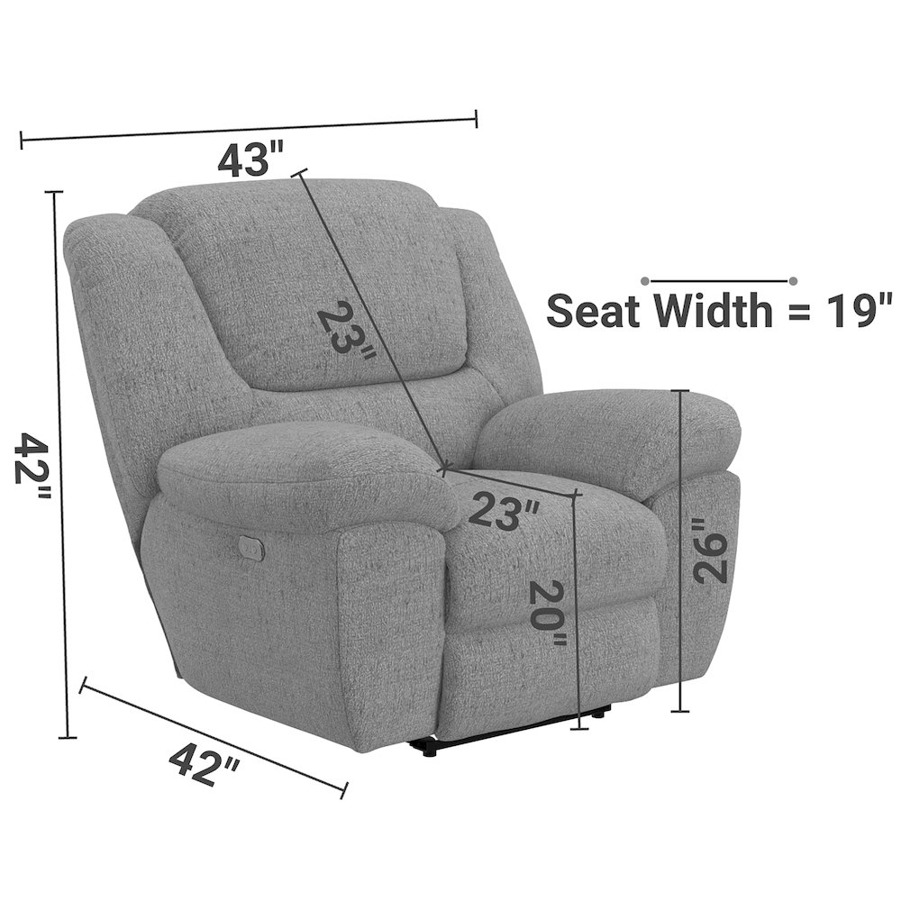 Trifecta Power Recliner. Picture 19