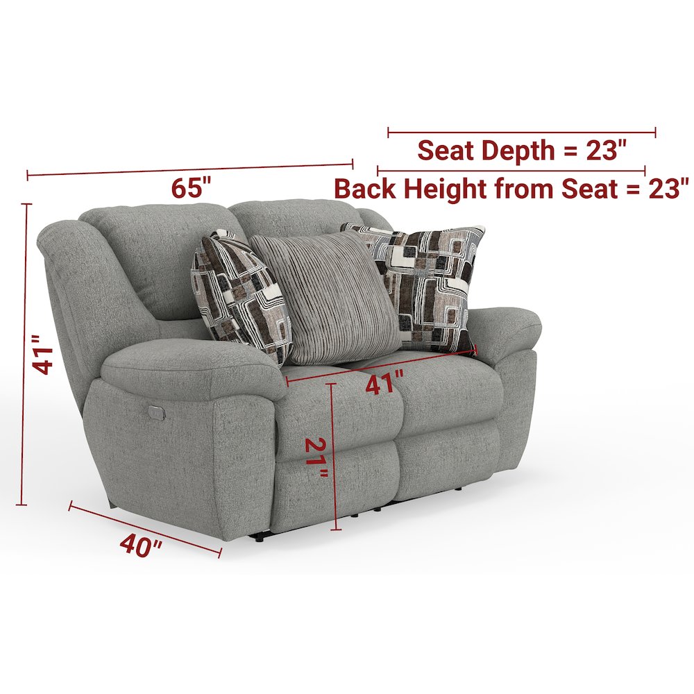 Trifecta Power Reclining Loveseat. Picture 17