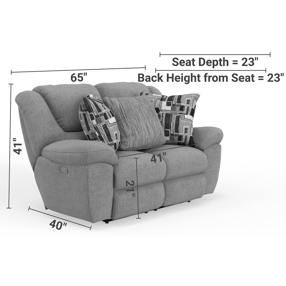 Trifecta Power Reclining Loveseat. Picture 20
