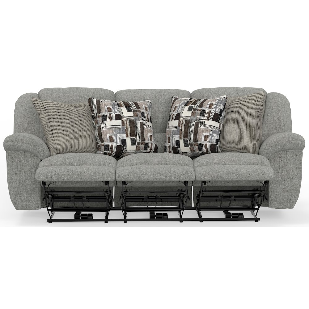 Trifecta Reclining Sofa with 3 Reclining Seats and Drop Down Table. Picture 20