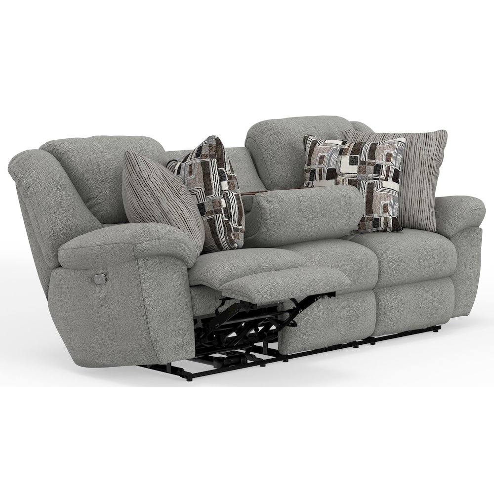 Trifecta Reclining Sofa with 3 Reclining Seats and Drop Down Table. Picture 27