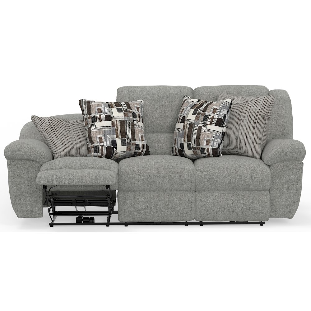 Trifecta Reclining Sofa with 3 Reclining Seats and Drop Down Table. Picture 31
