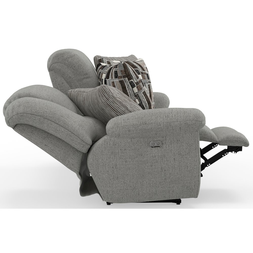 Trifecta Reclining Sofa with 3 Reclining Seats and Drop Down Table. Picture 32