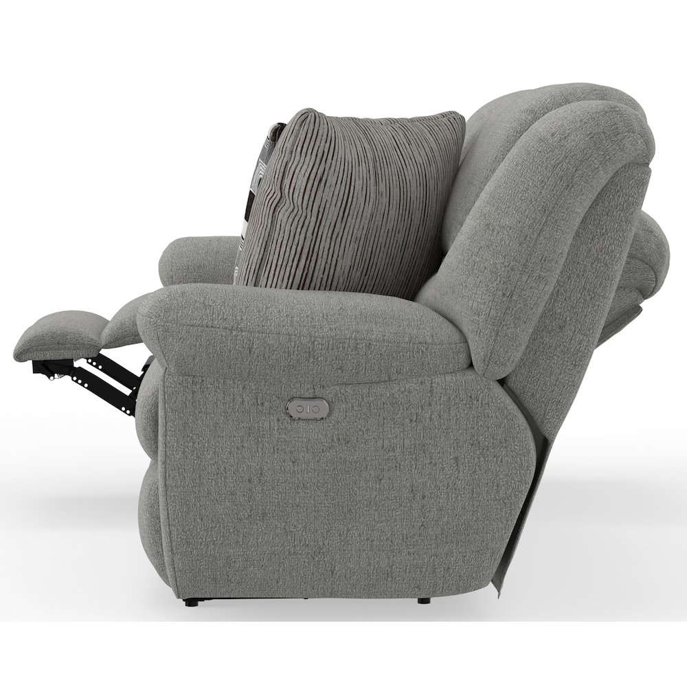 Trifecta Reclining Sofa with 3 Reclining Seats and Drop Down Table. Picture 33