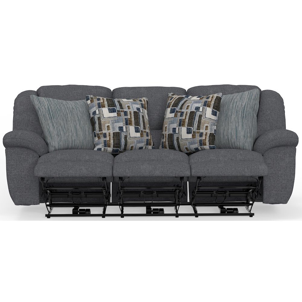 Trifecta Reclining Sofa with 3 Reclining Seats and Drop Down Table. Picture 33