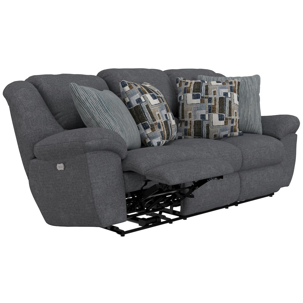 Trifecta Reclining Sofa with 3 Reclining Seats and Drop Down Table. Picture 37
