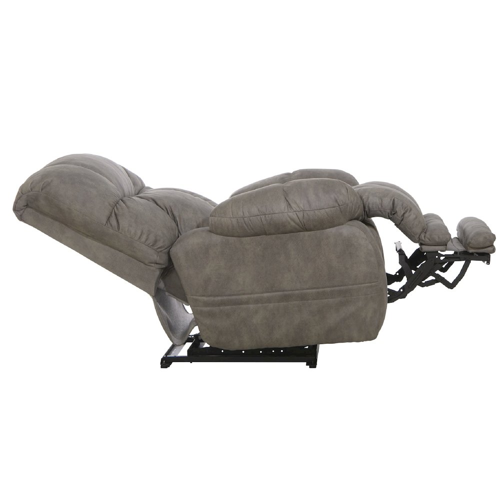 Flynn Power Lay Flat Recliner with Power Adjustable Headrest & Lumbar. Picture 1