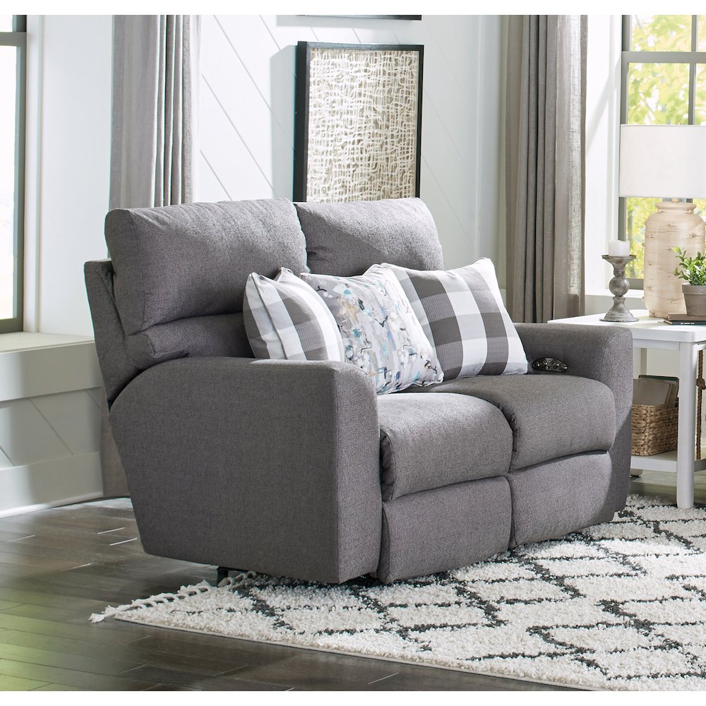 Searsport Power Reclining Loveseat with Power Adjustable Headrest. Picture 6