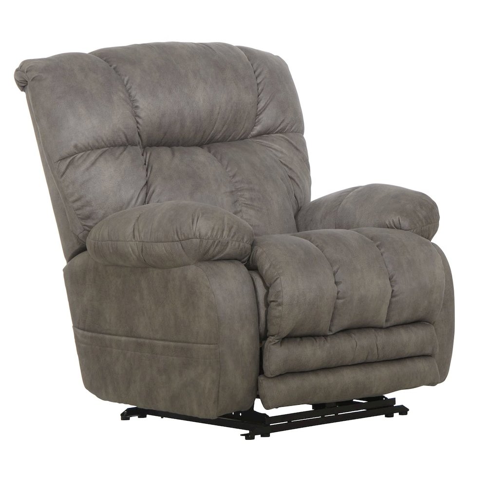 Flynn Power Lay Flat Recliner with Power Adjustable Headrest & Lumbar. Picture 8