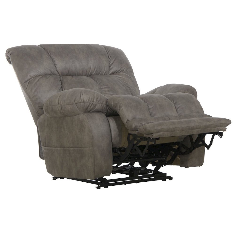 Flynn Power Lay Flat Recliner with Power Adjustable Headrest & Lumbar. Picture 7