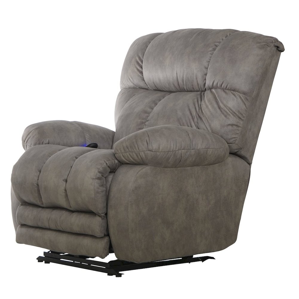 Flynn Power Lay Flat Recliner with Power Adjustable Headrest & Lumbar. Picture 6