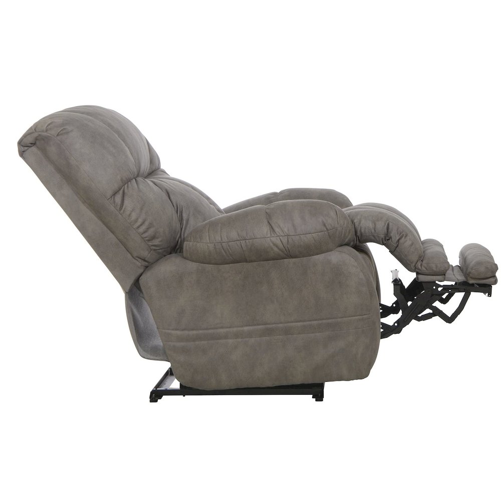Flynn Power Lay Flat Recliner with Power Adjustable Headrest & Lumbar. Picture 3