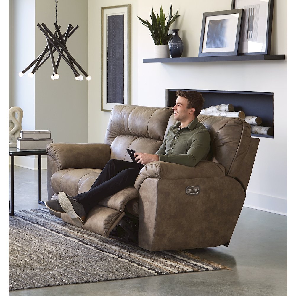 Hollins Power Reclining Loveseat. Picture 6