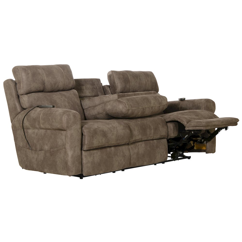 Tranquility Power Lay Flat Recliner with Power Adjustable Headrest & Lumbar. Picture 4