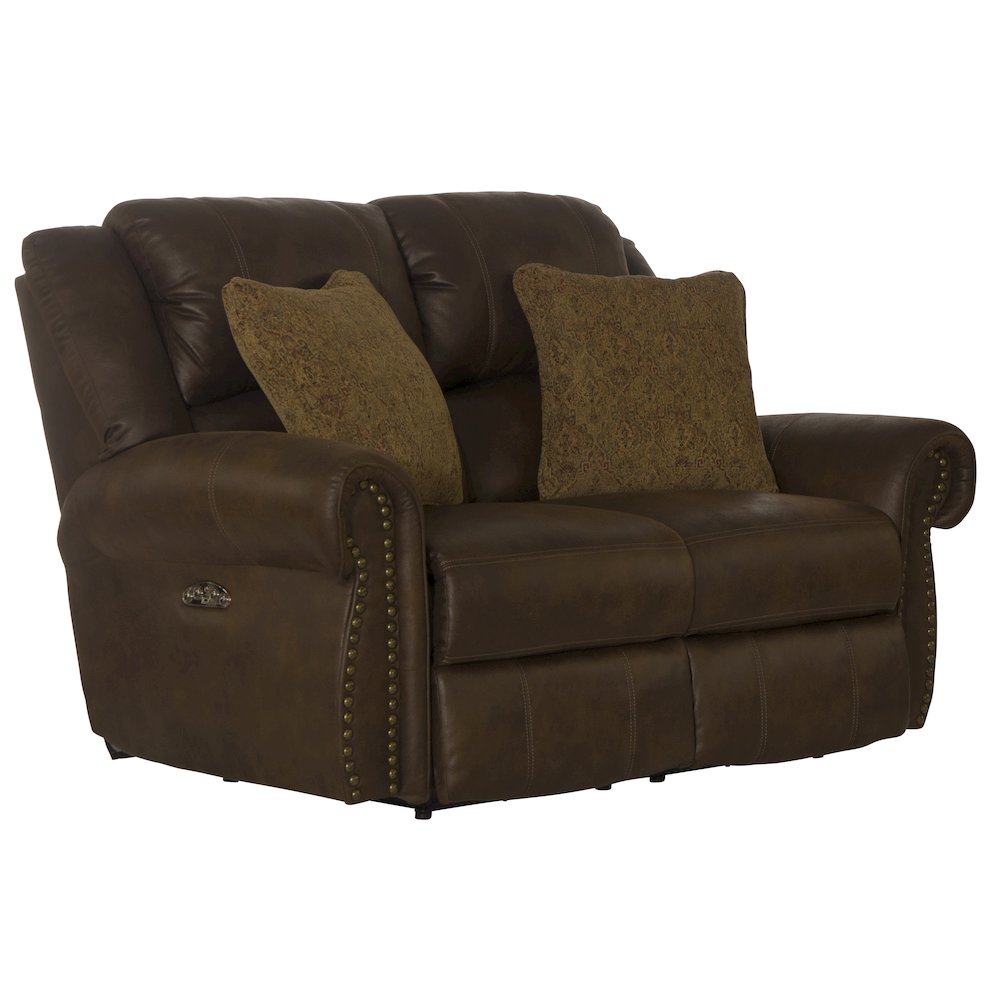 Pickett Power Reclining Loveseat with Power Adjustable Headrest. Picture 1
