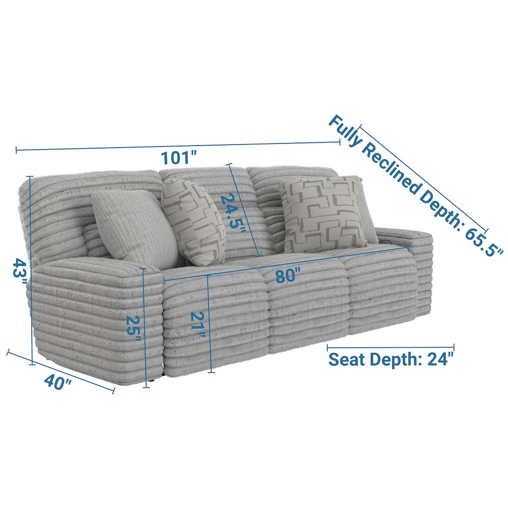 Lynx Power Reclining Sofa with Zero Gravity. Picture 24