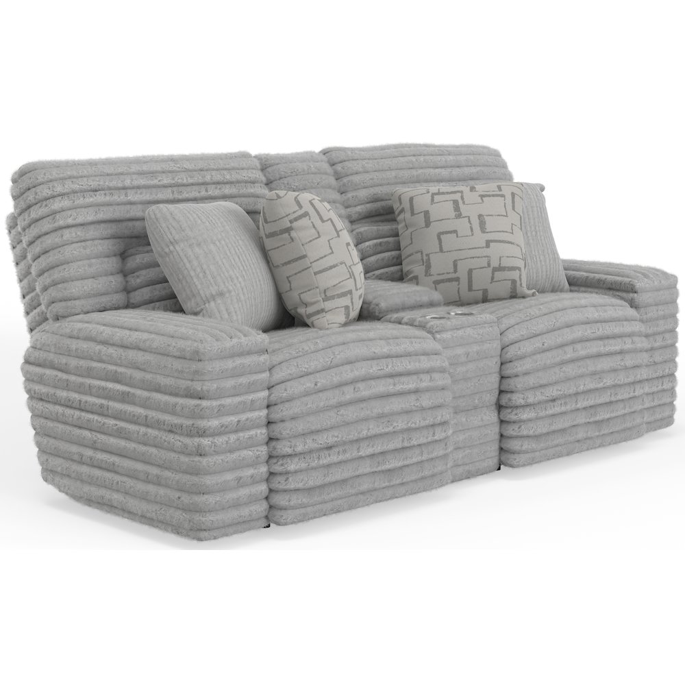 Lynx Power Reclining Console Loveseat with Zero Gravity. Picture 1