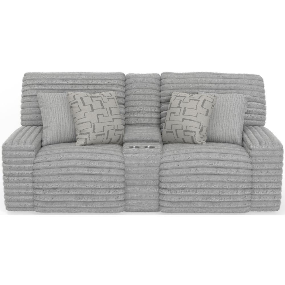 Lynx Power Reclining Console Loveseat with Zero Gravity. Picture 3