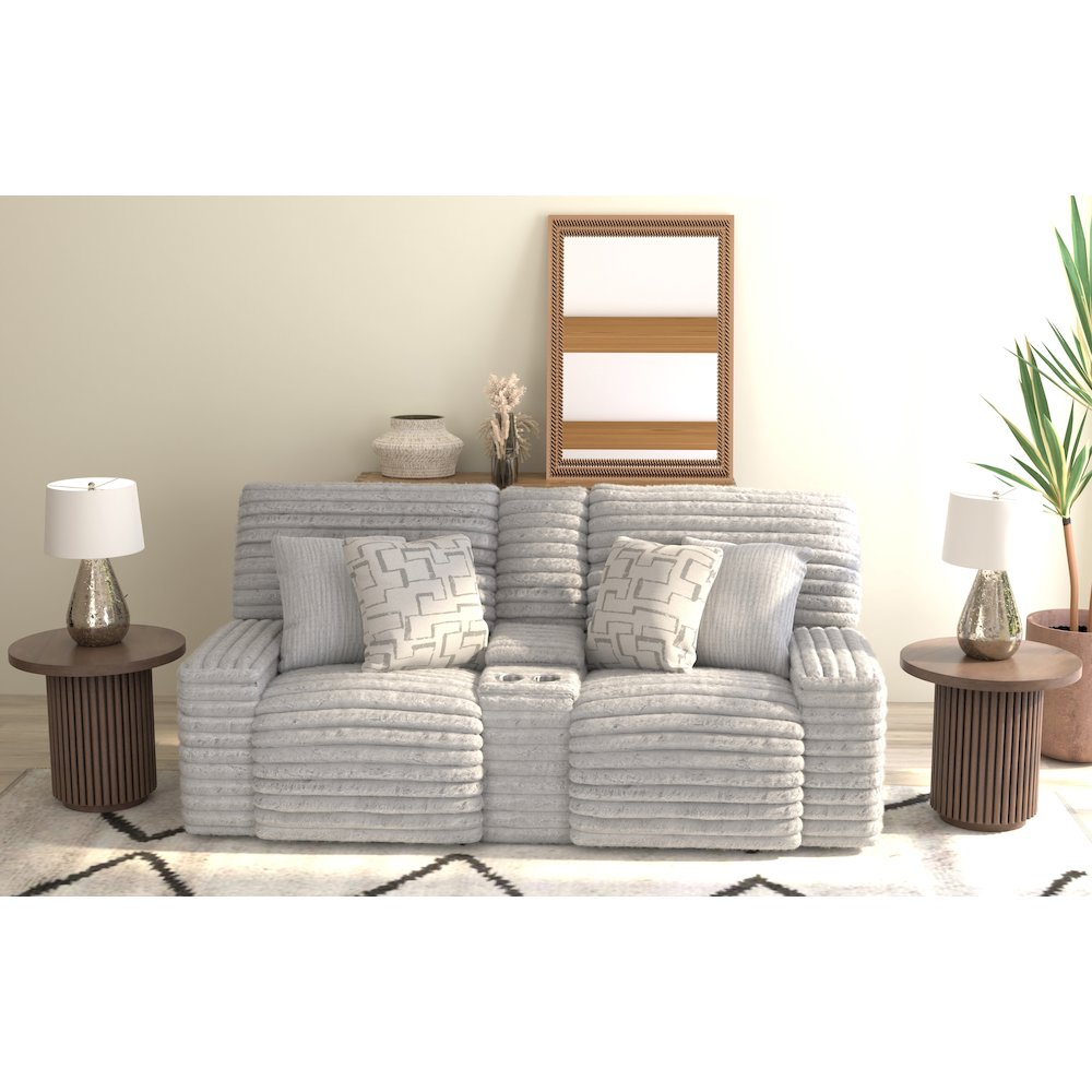 Lynx Power Reclining Console Loveseat with Zero Gravity. Picture 23
