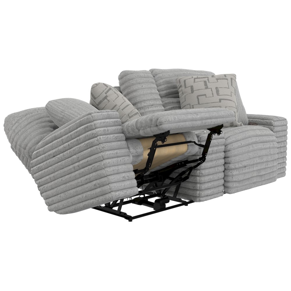 Lynx Power Reclining Console Loveseat with Zero Gravity. Picture 8